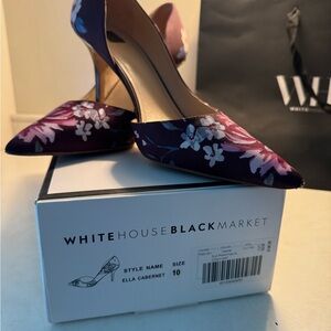 White House Black Market Purple Stiletto Heels